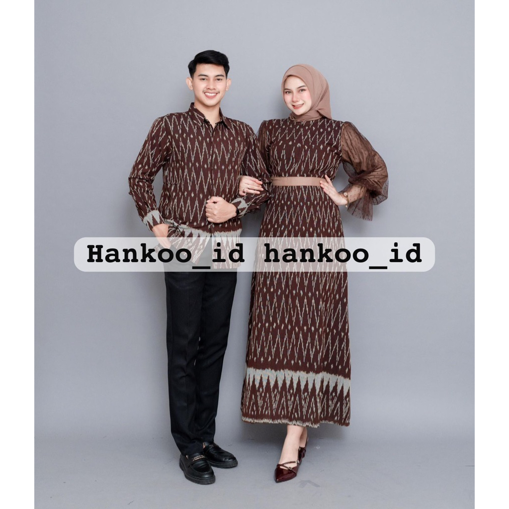 MAHOGONY RAYA WOVEN CLOTHES - WOVEN COUPLE CLOTHES - WOVEN COUPLE CLOTHES - WOVEN DRESS - WOVEN CLOT