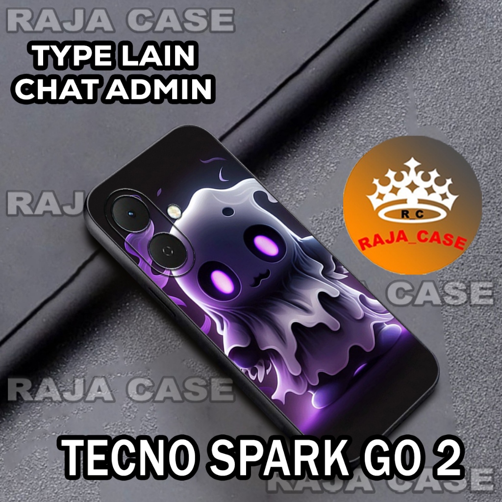 เคส HP [RC6] TECNO SPARK GO 2 - TECNO SPARK GO 2 Casing [MotiF MONSTER] - วัสดุยาง - โทรศัพท์มือถือท
