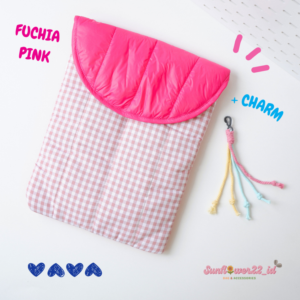 Sunflower Puffy Laptop Sleeve | ปลอกแล็ปท็อป | กระเป๋าแล็ปท็อป