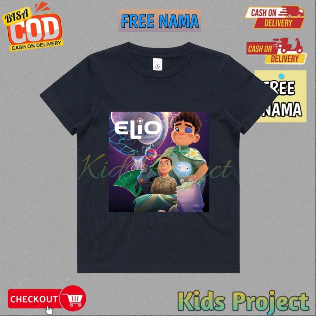 เสื้อยืดเด็ก Unisex Disney Elio เสื้อยืดเด็กภาพยนตร์ใหม่
