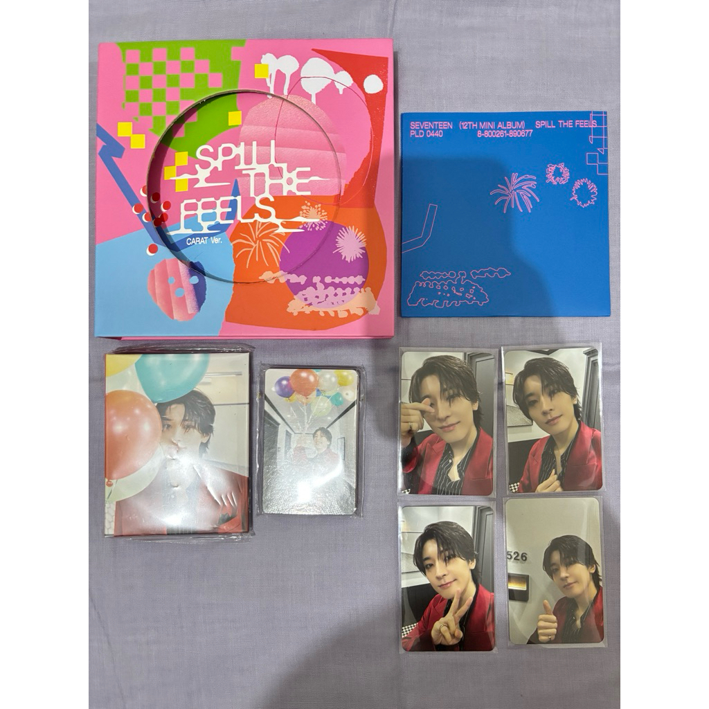 อัลบั้ม The Feels Carta Ver Spill Wonwoo + 4 RPC Wonwoo UNSEALED