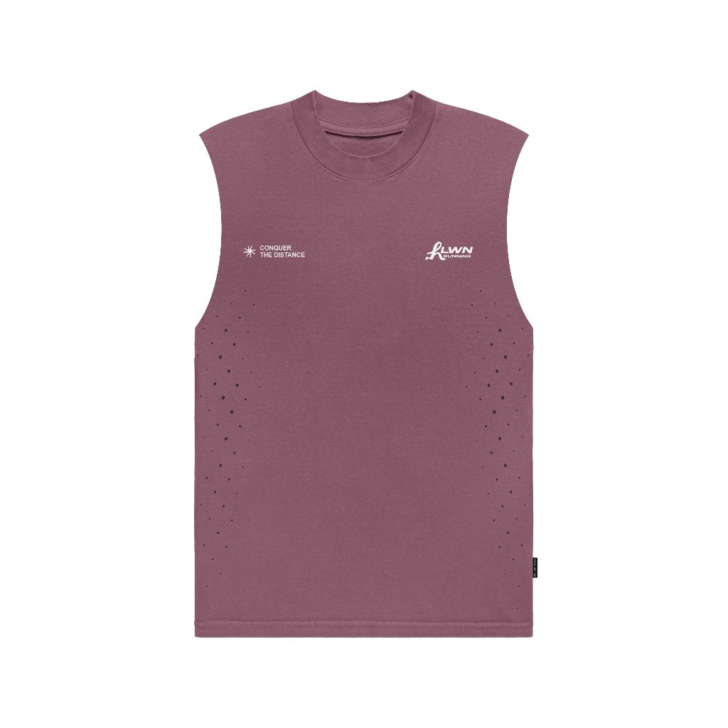 HLWN Running Unisex Muscle Tee Violet - Kaia