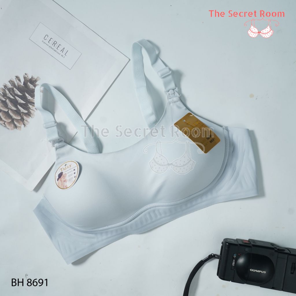 สนิทสนมชุดชั้นใน BH SEAMLESS 8691 I CUP B ขนาดใหญ่ I NOURSING BRA I ขนาด 36 - 42 I THIN FOAM I ไร้สา