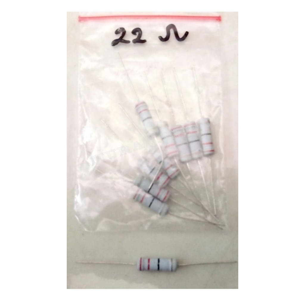 RESISTOR/ (R 2 วัตต์) VARIOUS SIZES 22 OHM/ 30 OHM/39 OHM/47 OHM/56 OHM/68 OHM