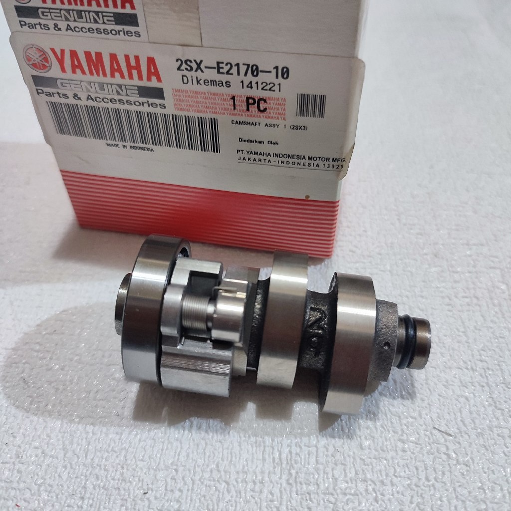 CAMSHAFT ASSY NOKEN AS 2SX MIO M3 ZS SOUT GT FINO XRIDE 125 ORIGINAL YAMAHA YGP 2SX-E2170-10