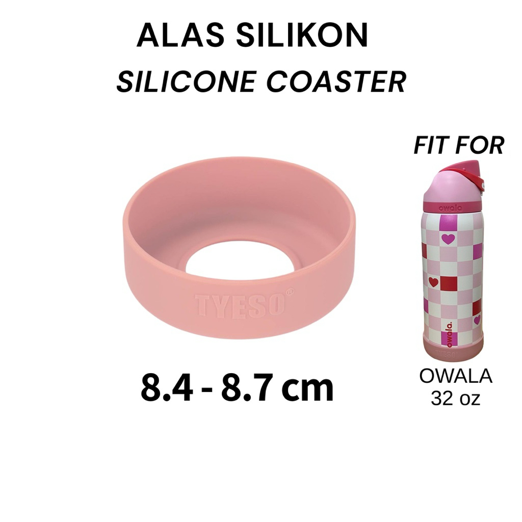[HERA] ป้องกันการลื่นสําหรับ Owala 32oz. ซิลิโคนบู๊ทส์แก้วน้ําดื่มขวด. ที่รองแก้ว. ฐานซิลิโคน