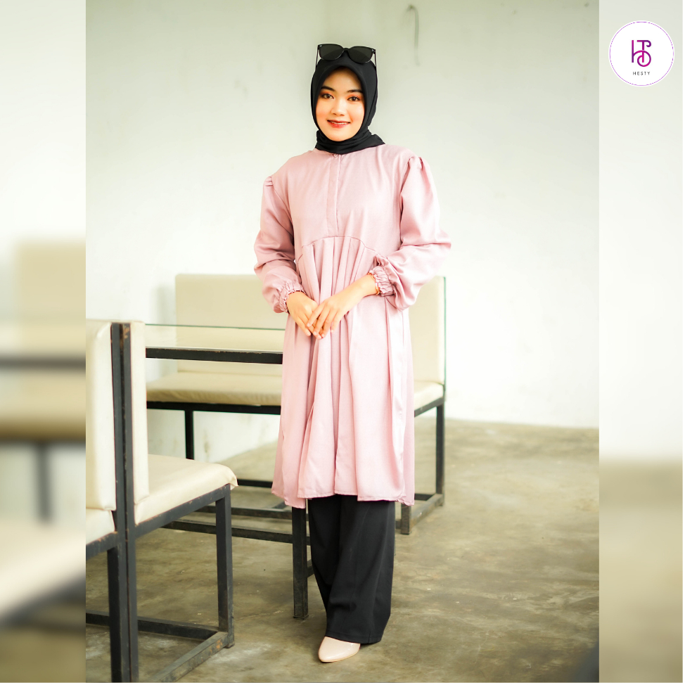 HENTY Inka Modern Balloon Sleeve Tunic