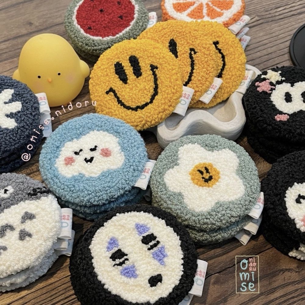 OMISE NIDORU Pocket Mirror Punch Needle / กระจกกระเป๋าปัก