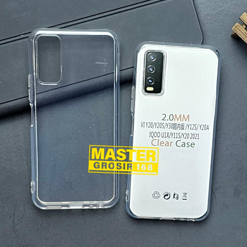 CASE VIVO Y20 VIVO Y12S VIVO Y20S CLEAR HD CASE 2.0MM CASE CLEAR CH-1