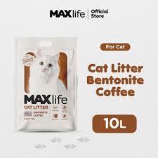MAXlife Cat Litter Bentonite 10L Maxlife Brand Cat Litter 10L นําเข้า