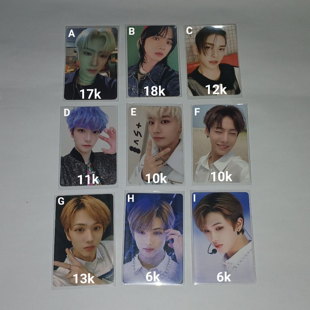 Photocard อย่างเป็นทางการ Cravaity NCT BTS Mirae ZB1