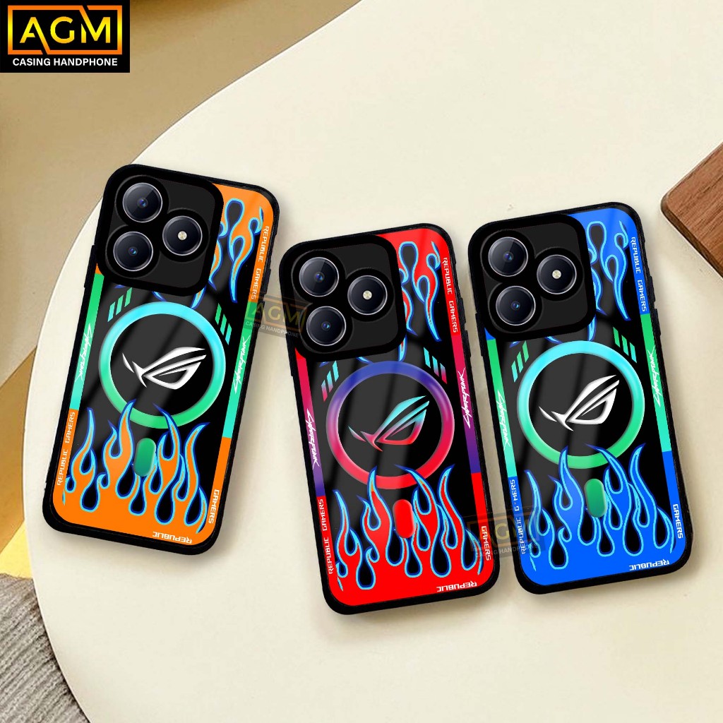 HP Case For Realme C61 C63 C65 C67 C55 C53 C51 C75 C75X C71 All Type สมาร์ทโฟน [APROG Motif] - AGM C