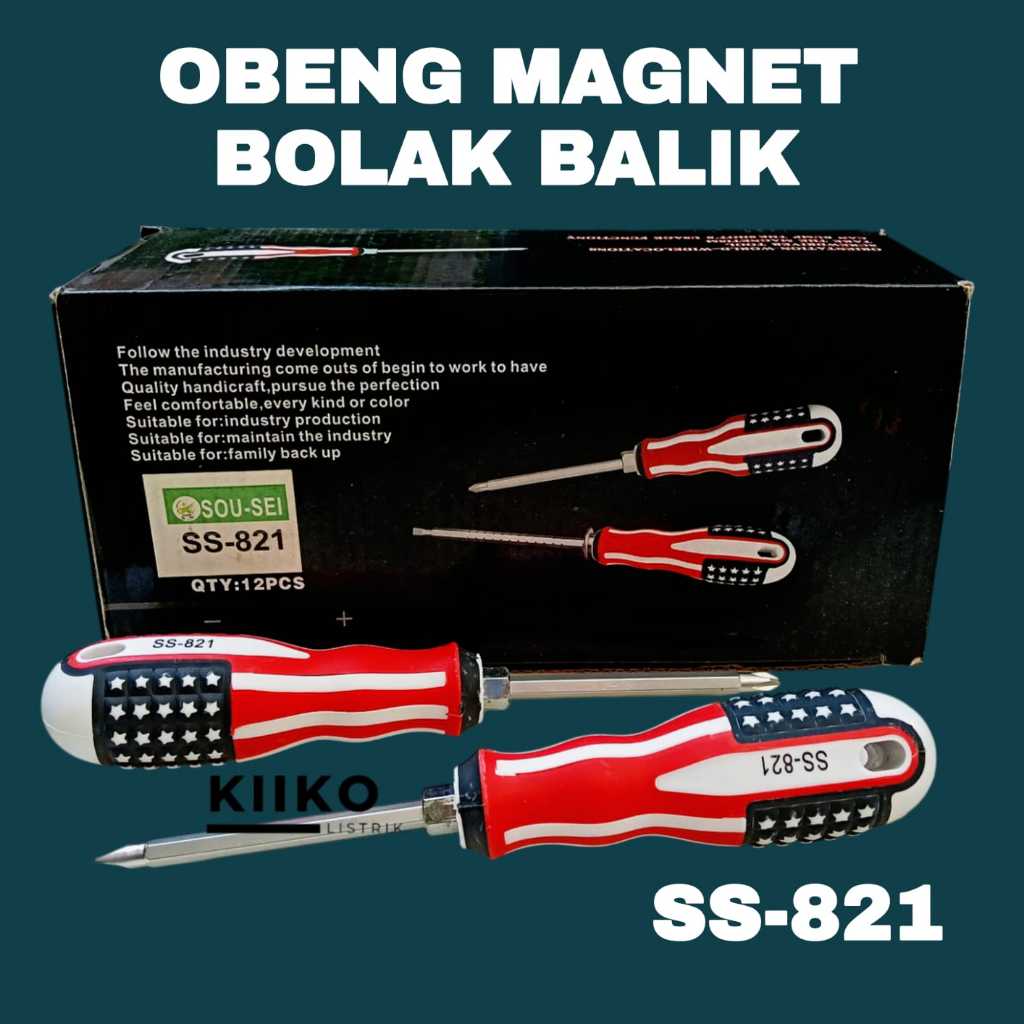 SOU-SEI MAGNETIC SCREWDRIVER / REVERSE MAGNETIC SCREWDRIVER / REVERSE MAGNETIC SCREWDRIVER USA 821 ~