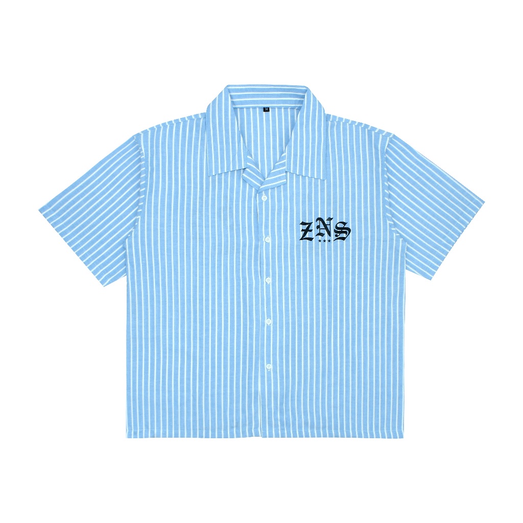 ZNS - BOWLING SHIRT SALUR OVERSIZE - STRIPE BLUE