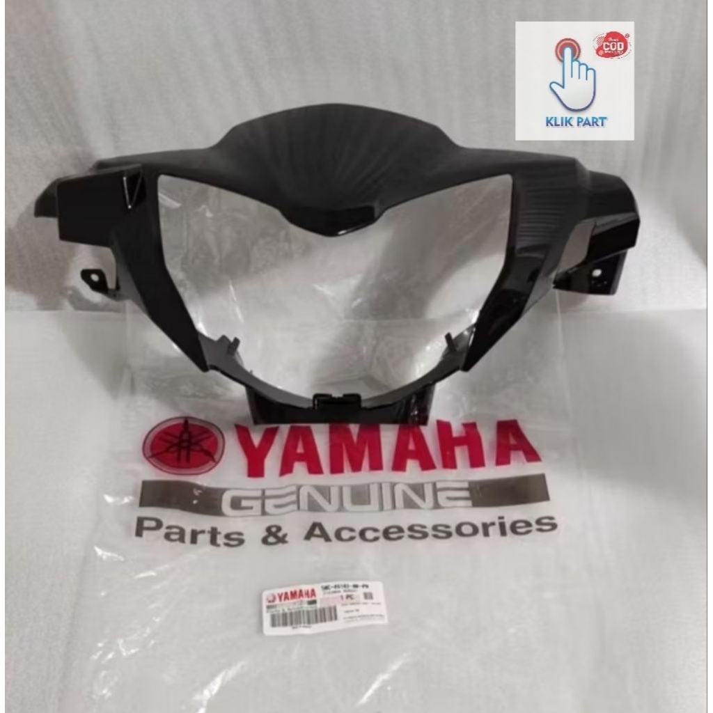 50C-F6143-00-P0 ฝาครอบไฟหน้าสีดําสําหรับ jupiter mx ใหม่ 2011