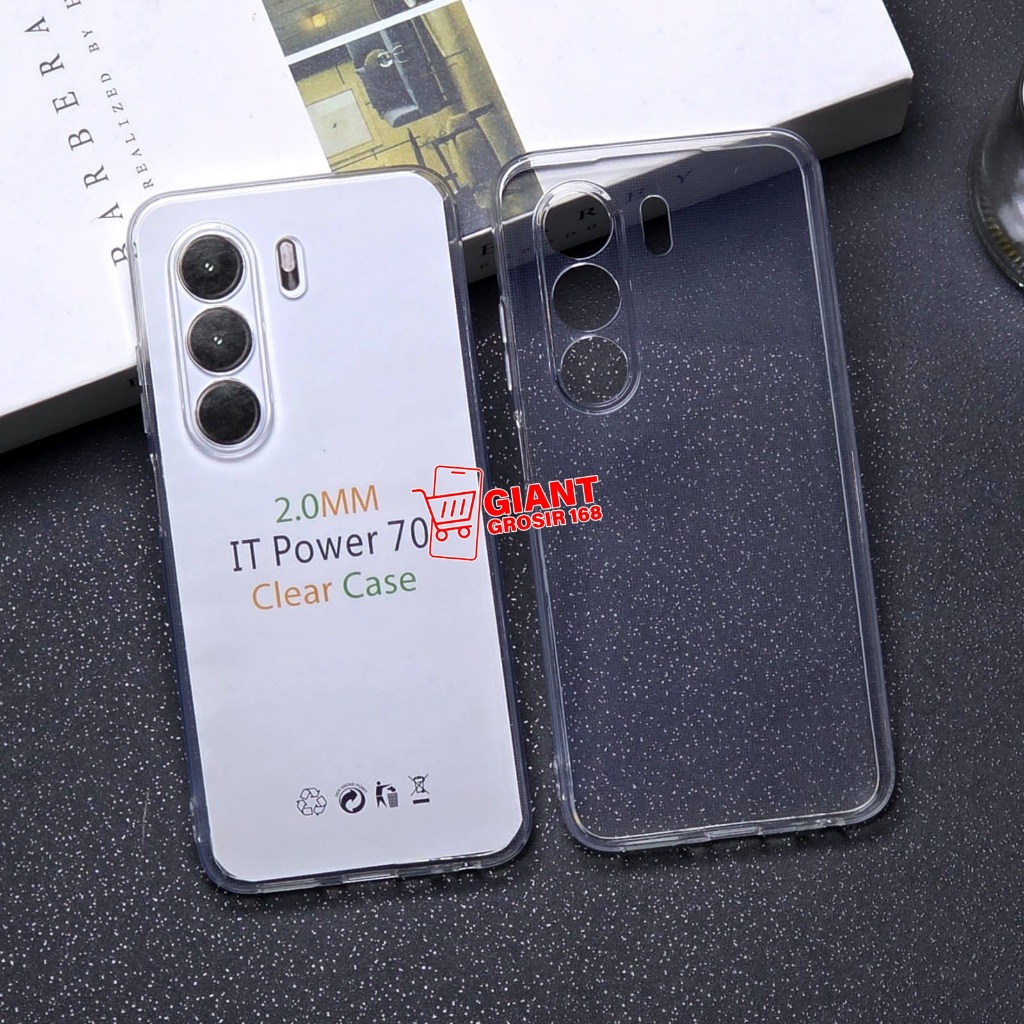 ITEL POWER 70 / ITEL P70 CASE CLEAR HD 2.0MM CASE CLEAR TRANSPARENT ITEL POWER 70 / ITEL P70