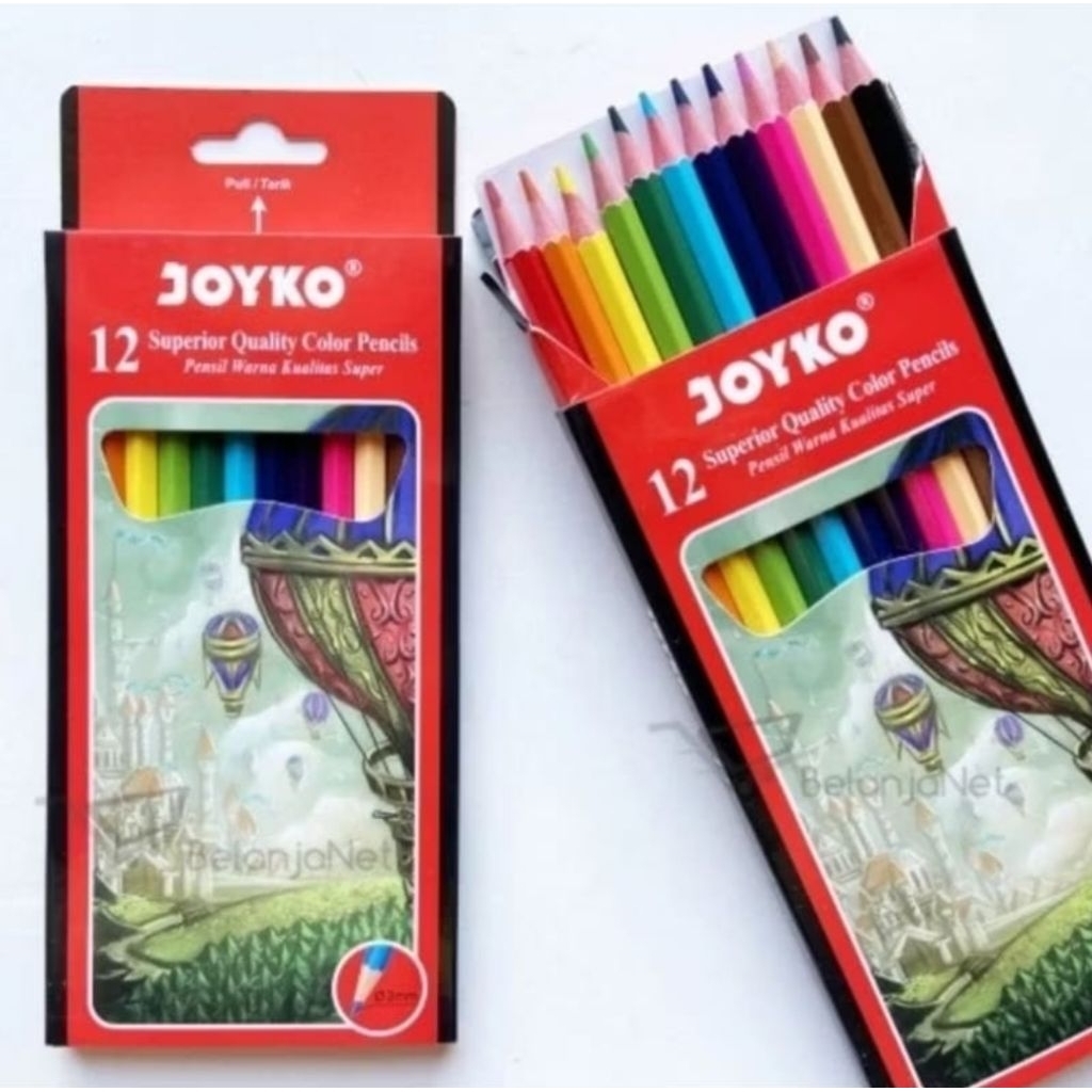 Joyko CP-S12/CP-100/CP-0130 ดินสอสี 12 ชิ้น