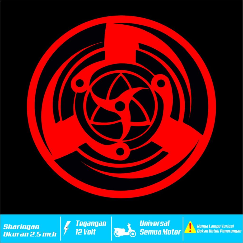 Devil Sarengan หมุนการเคลื่อนไหว Led Sarengan universal uk 2,5inc 12 โวลต์ไม่มี V38