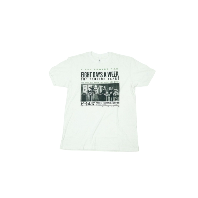 The Beatles Eight Days A Week A Ron Howard Fil Tshirt เสื้อยืดวงสีขาว