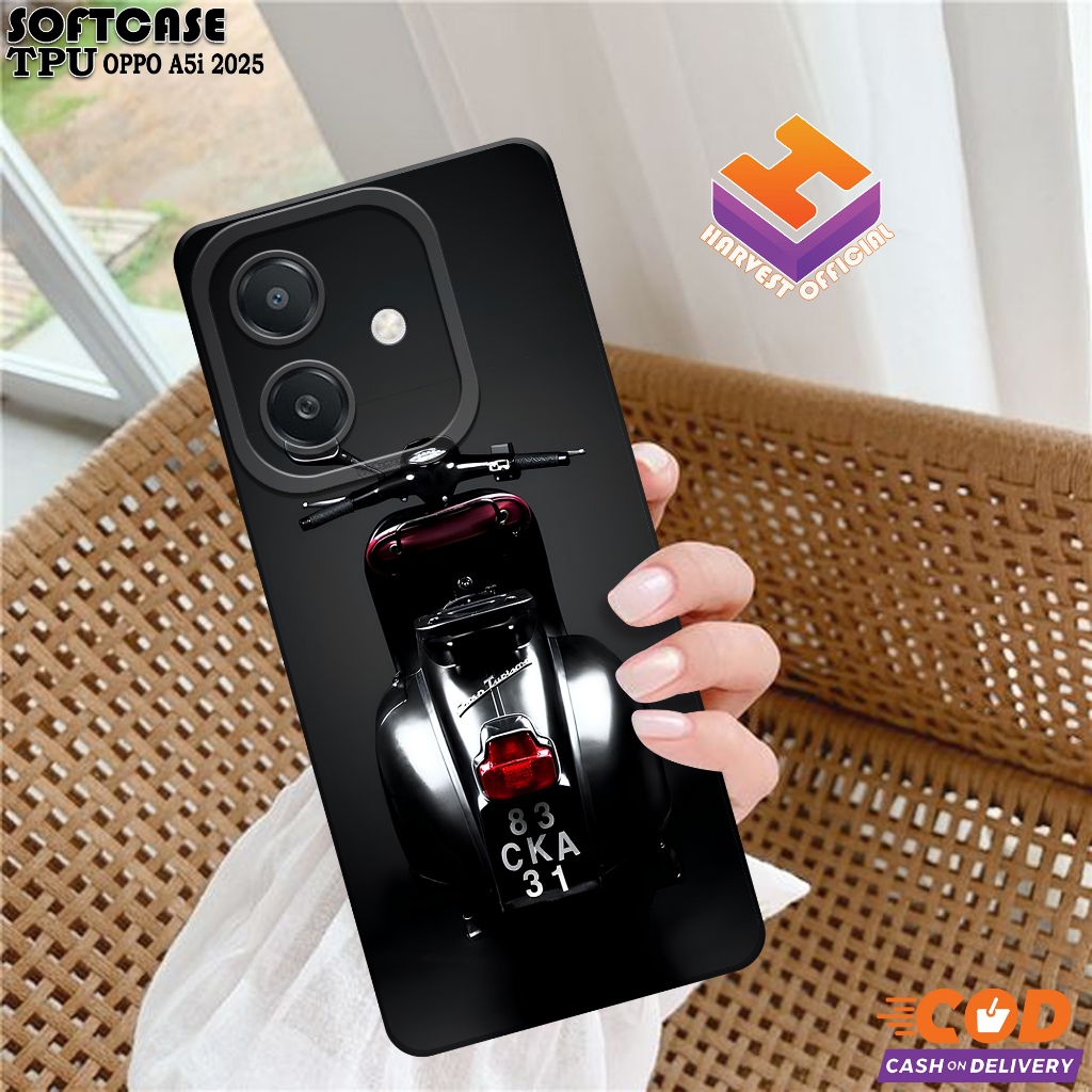 HP ล่าสุด Oppo A5i 2025 Softcase - เคส Oppo A5i ล่าสุด - เคส Pro Camera Softcase - Oppo A5i Silicone