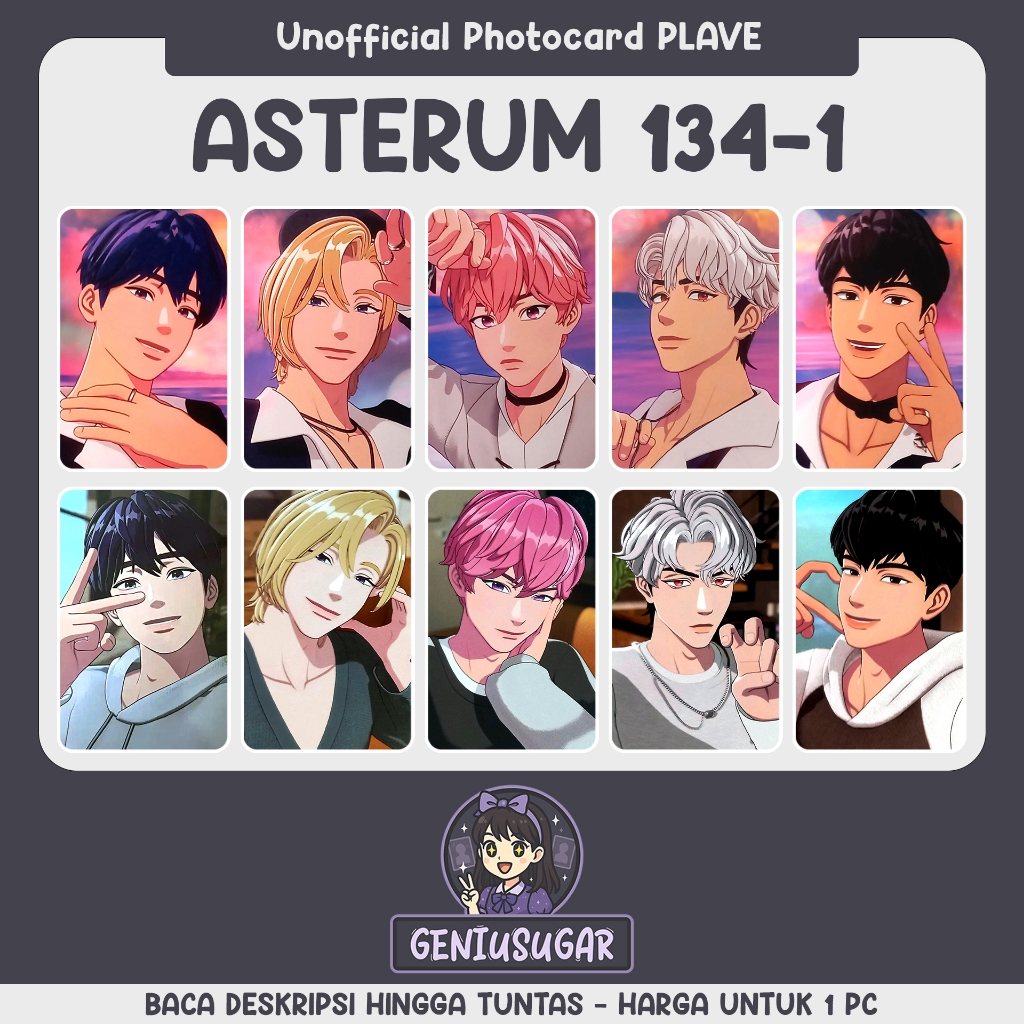 [PLAVE] ASTERUM UNOFFICIAL PHOTOCARD