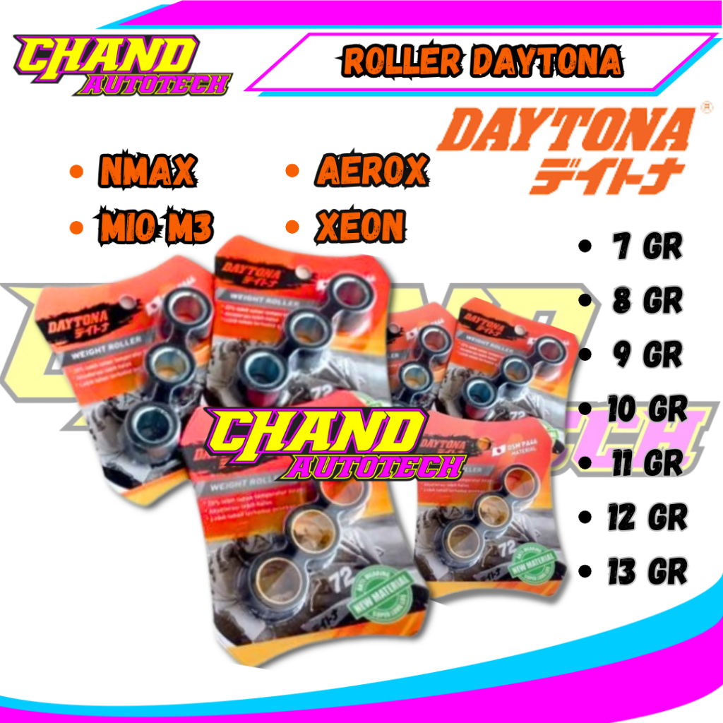 Roller Daytona Nmax Aerox 7 8 9 10 11 12 13gr Lexi Mio M3 Xeon GT Freego X ride 125 Roller Daytona