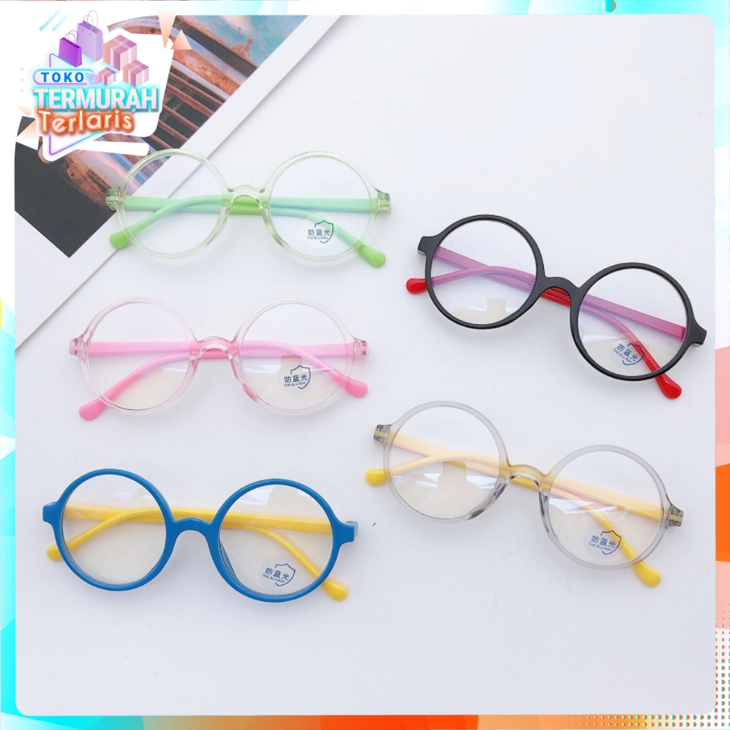 MATA TTT แว่นตาเด็ก 6652 แว่นตาป้องกันรังสีสําหรับเด็กรุ่นรอบคุณภาพสูงแว่นตากันแดดเด็ก