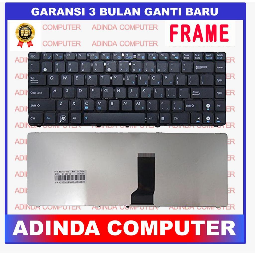 ASUS K42 K43 A42 K42J A42J K42F UL30 UL30A UL30VT X44H FRAME แป้นพิมพ์แล็ปท็อป