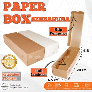 box size L6,5XP20XT4,5 serbaguna dan size 20X10X4.6
