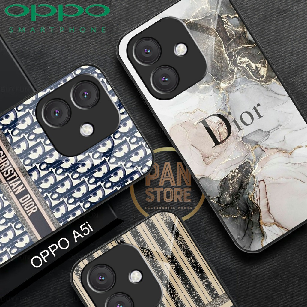 Softcase Glass Case สําหรับ Oppo A5i เคสและตัวป้องกันกล้อง Oppo A5i Casing hp