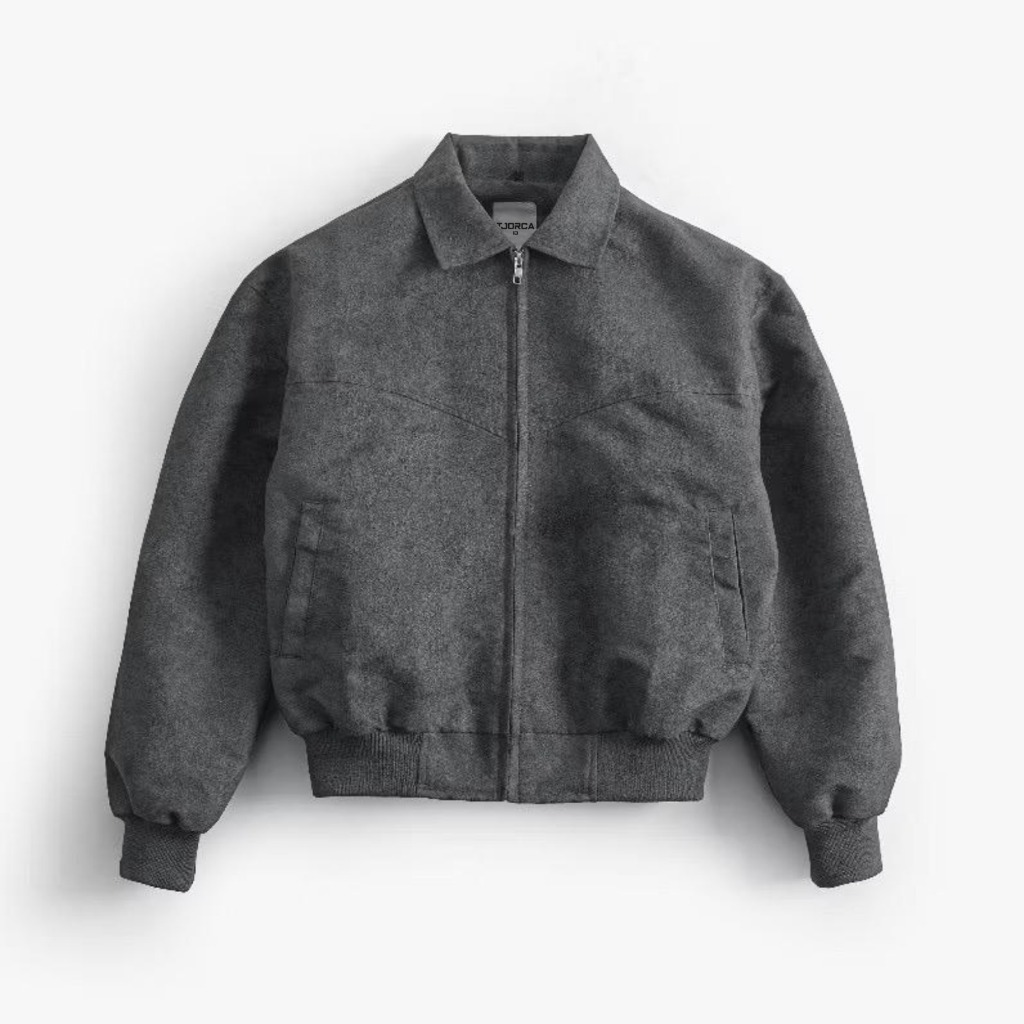 Tjorca - Tomford Suede Boxy-Cut Jacket Work Series Zipper