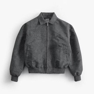 Tjorca  - Tomford Suede Boxy-Cut Jacket Work Series Zipper
