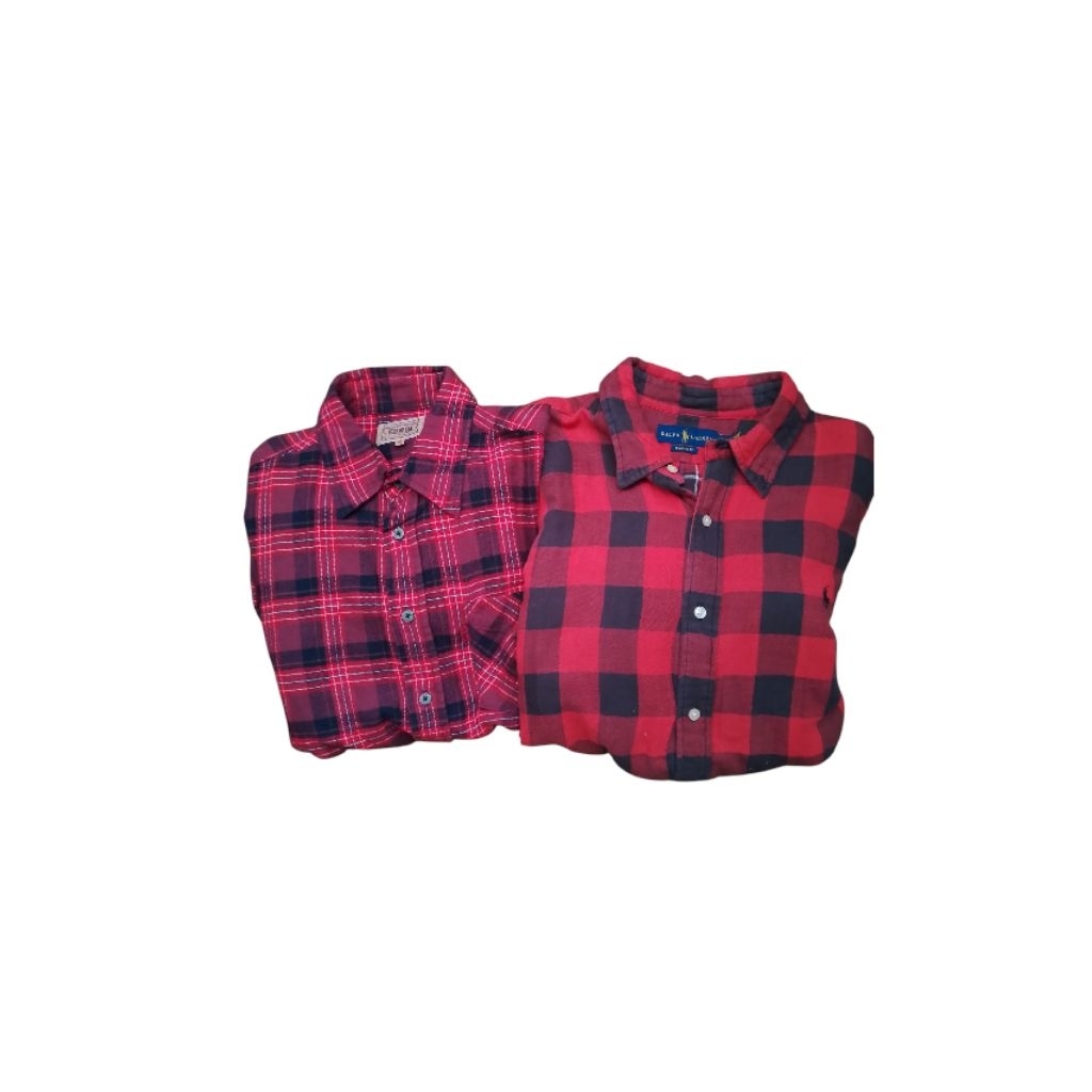 KEMEJA Ralph Lauren Flannel Shirt & Edwin Flannel Shirt