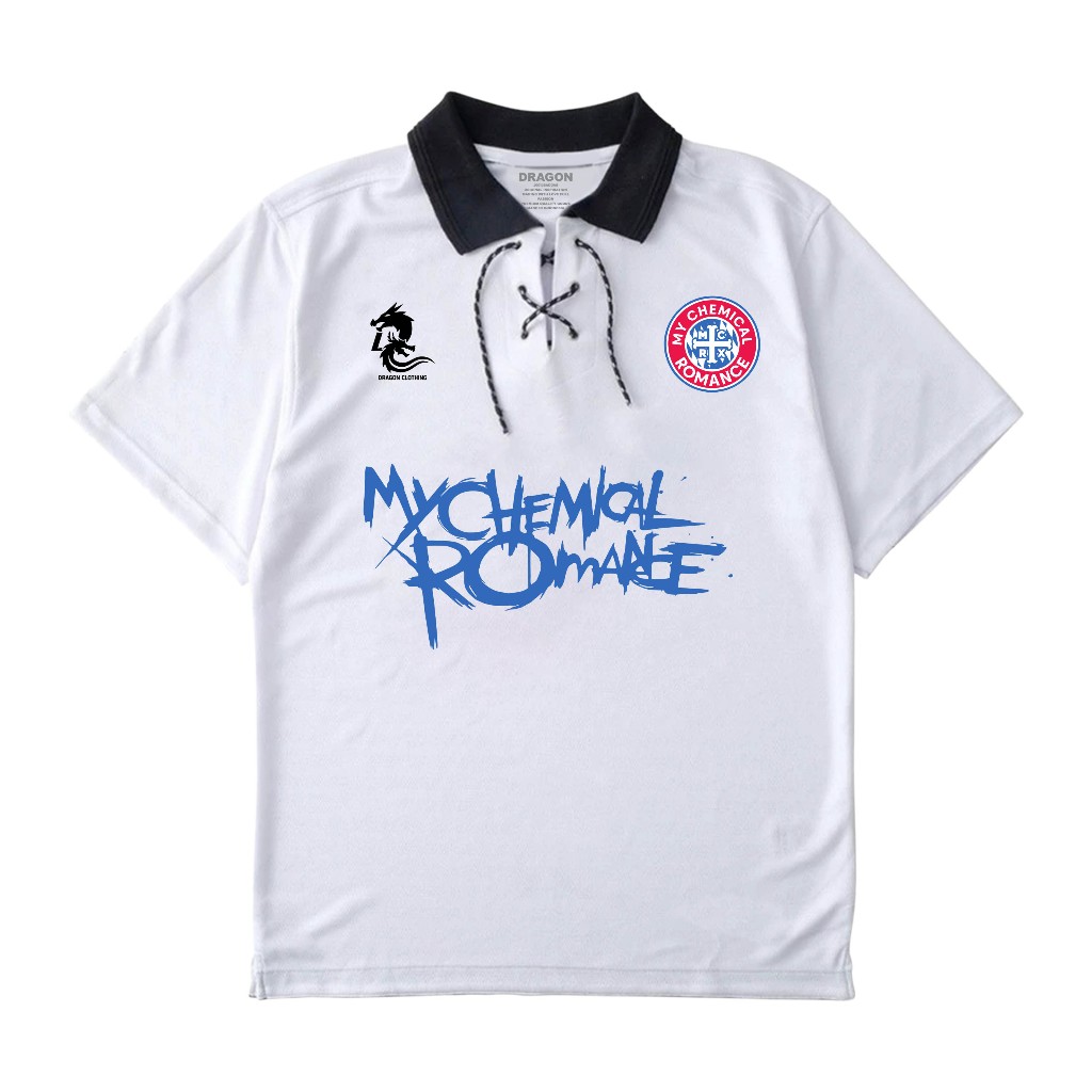 เสื้อผ้ามังกร - Bayer Munich x Chemo Retro Vintage Jersey Milano Material Plestan T-Shirt