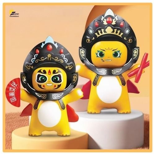 FG Mini Nailong Mini Figure Display ตัวละคร Nailong น่ารักต่างๆ / ตุ๊กตา Dino Nailong สีเหลือง / ตกแ