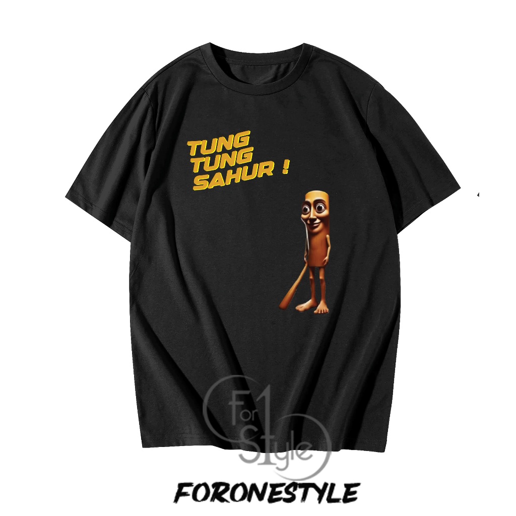 เสื้อยืด TUNG TUNG SAHUR - TUNG TUNG SAHUR MOTIF T-SHIRT - TUNG TAHUR TUNG