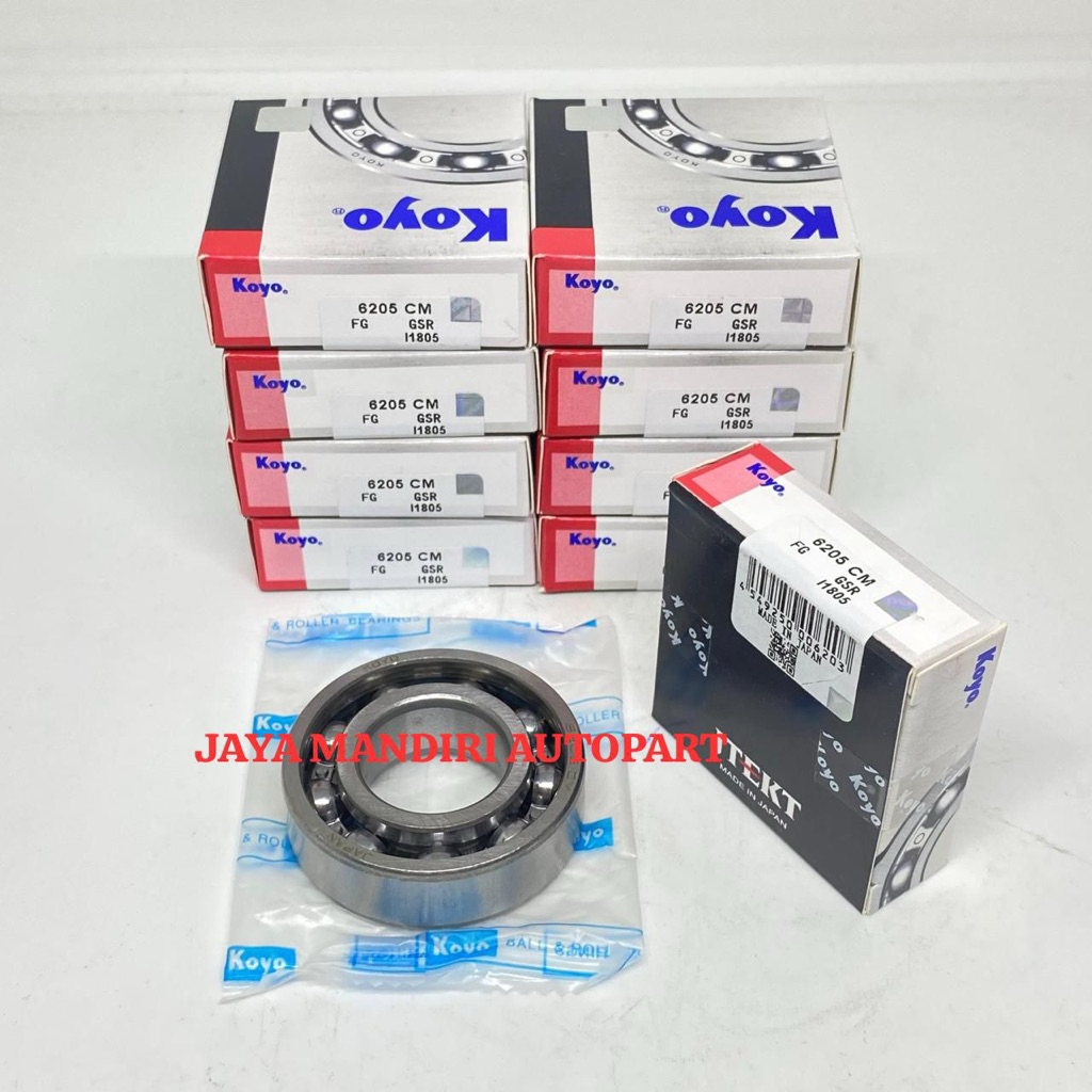 BEARING 6205 CM KOYO 6205 ซม. เพื่อเรียนรู้ฝาครอบ/OPEN