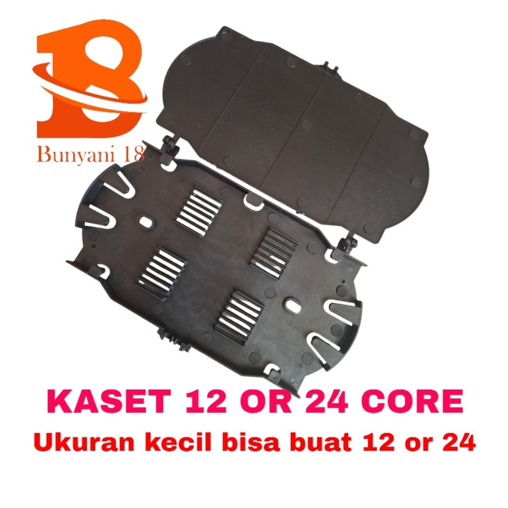 ใหม่ 12 OR 24 CORE FIBER OPTIC TRAY SPLICE CASSETTE