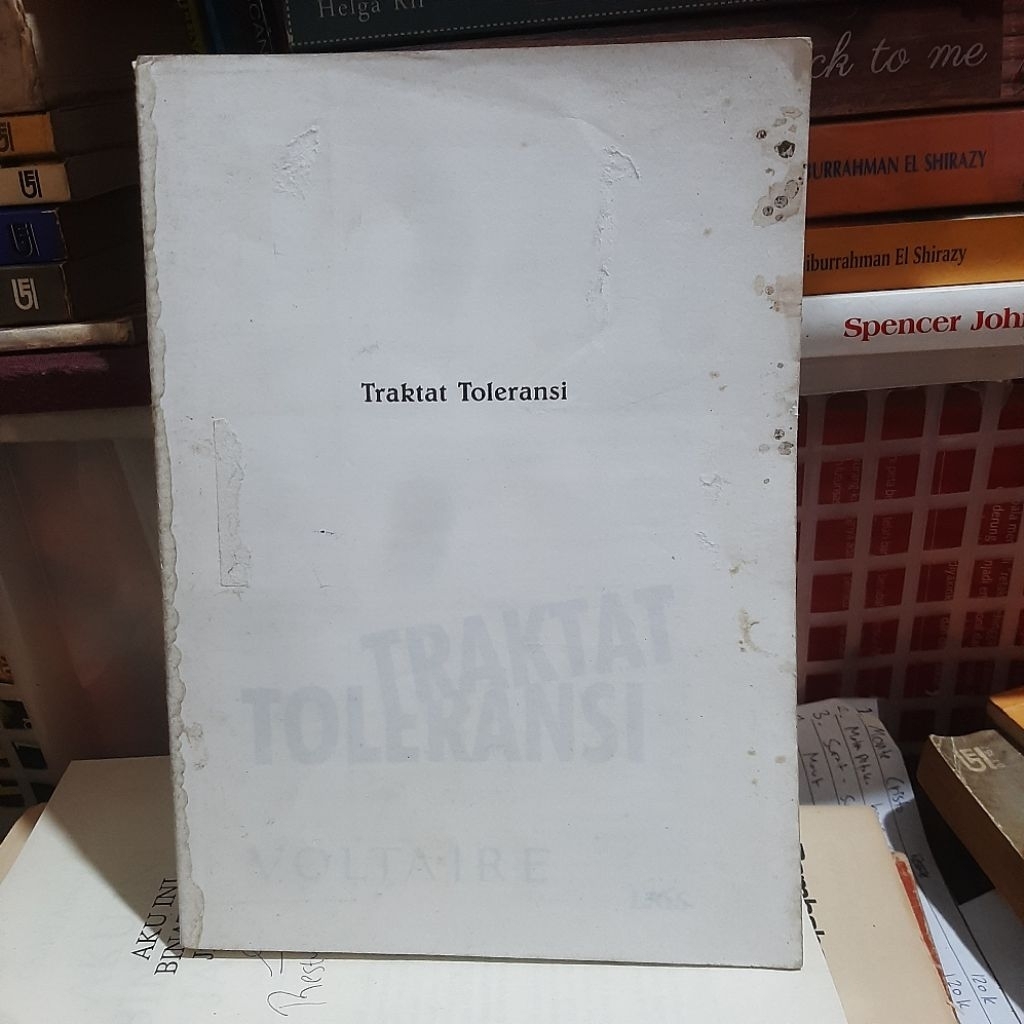 Tolerance Tract - Voltaire / Without Cover (ของแท้ก่อนรัก)