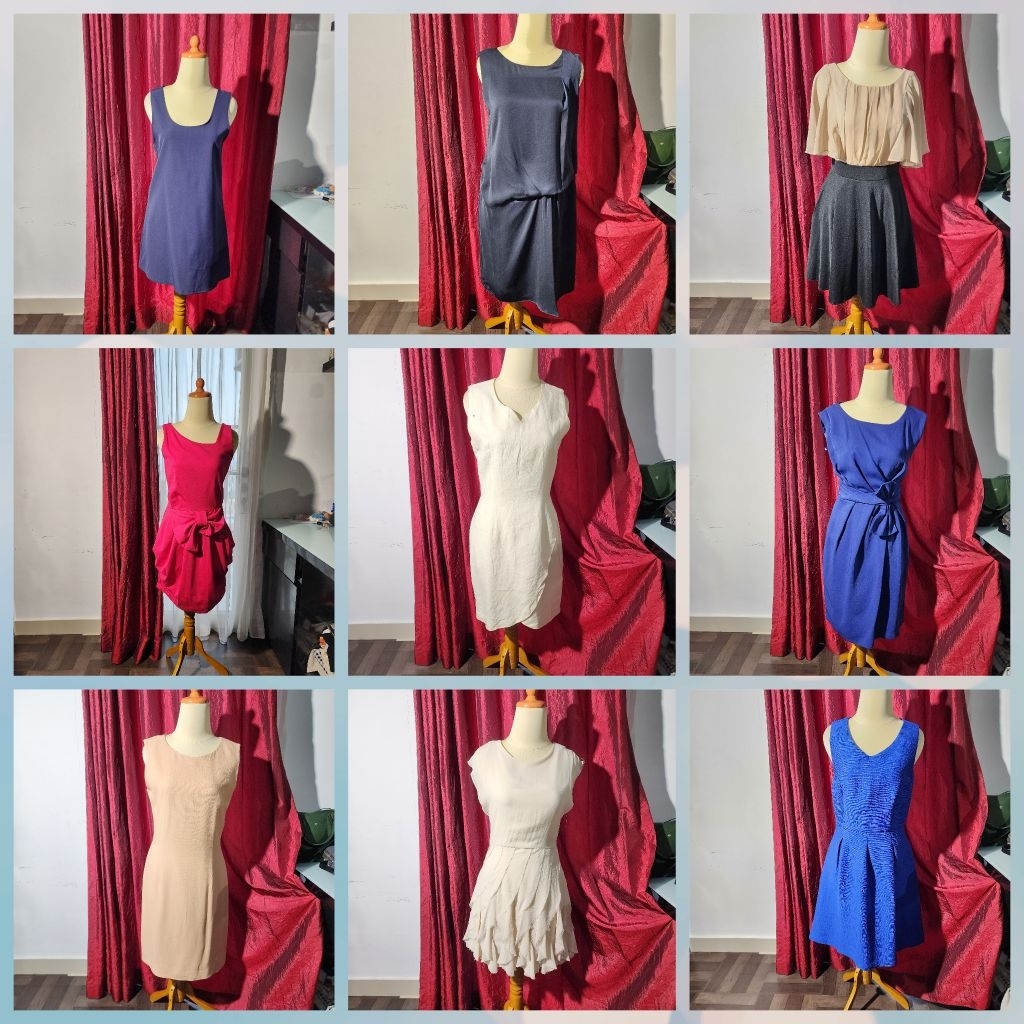 FORMAL WORK DRESS CASUAL PARTY DRESS LIKE NEW PREMIUM CHEST CIRCUMFERENCE 80-90 CM VARIATIONS