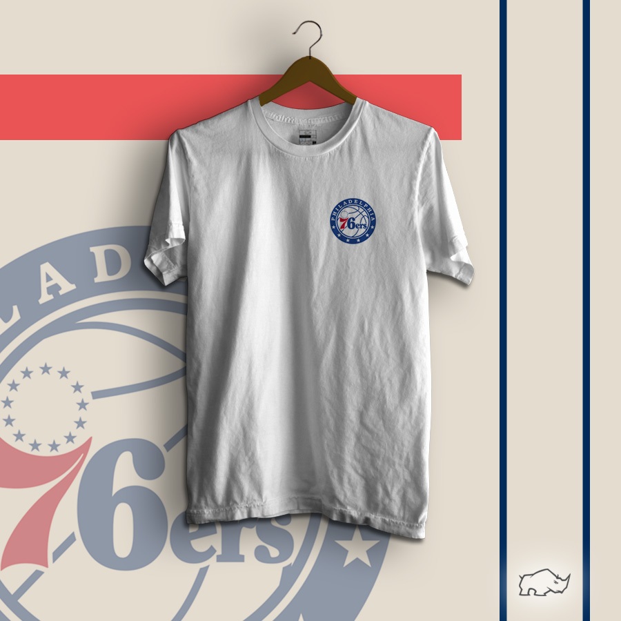 เสื้อยืดบาสเก็ตบอล Philadelphia 76ers NBA