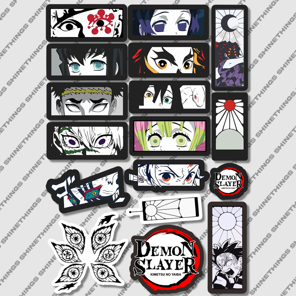 สติ๊กเกอร์อนิเมะ DEMON SLAYER || สติ๊กเกอร์ KIMETSU NO YAIBA