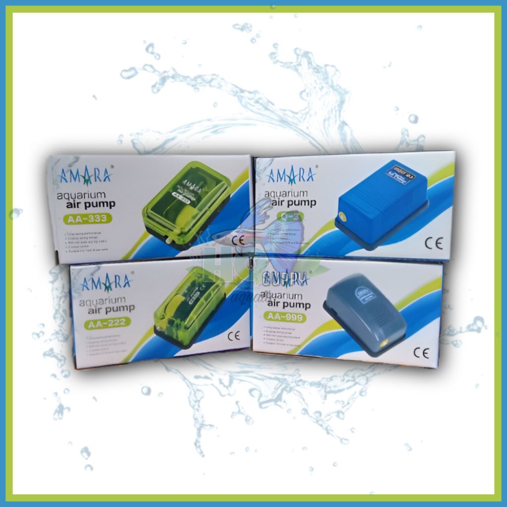 MESIN Amara เครื่องเติมอากาศ 1 รู aa-222 aa-333 aa-999 Q-3 พิพิธภัณฑ์สัตว์น้ําเครื่องปั๊มฟองอากาศ