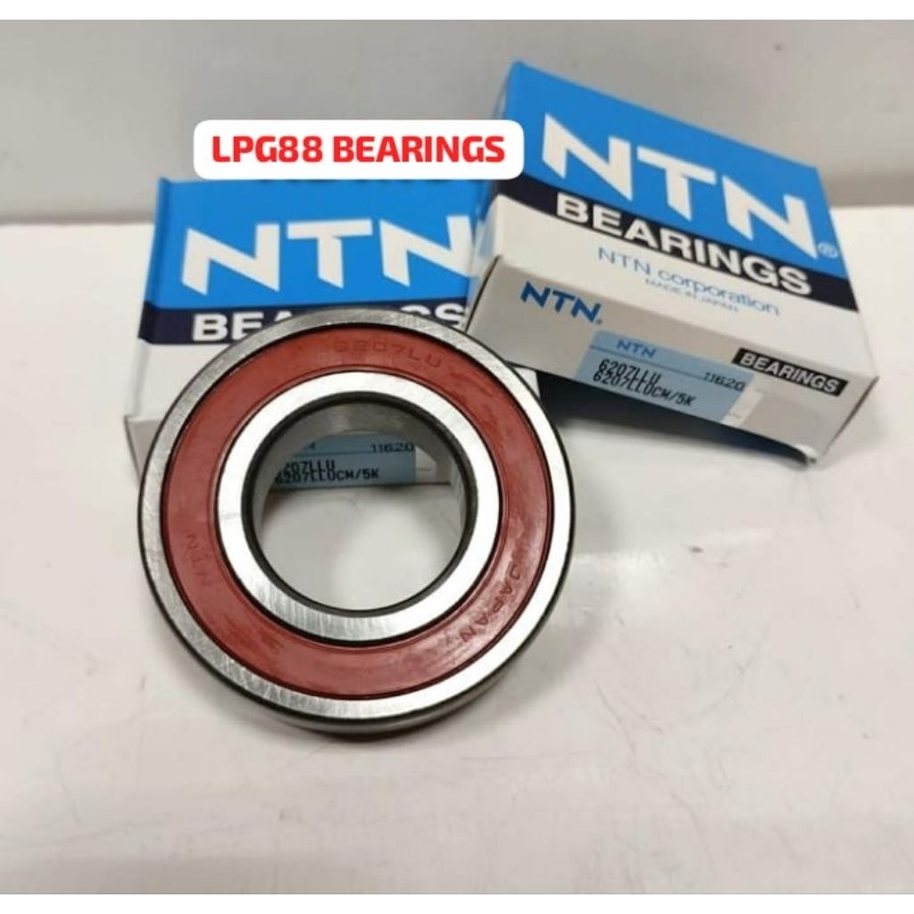 BEARING 6207 LU NTN RUBBER COVER 6207LLU NTN