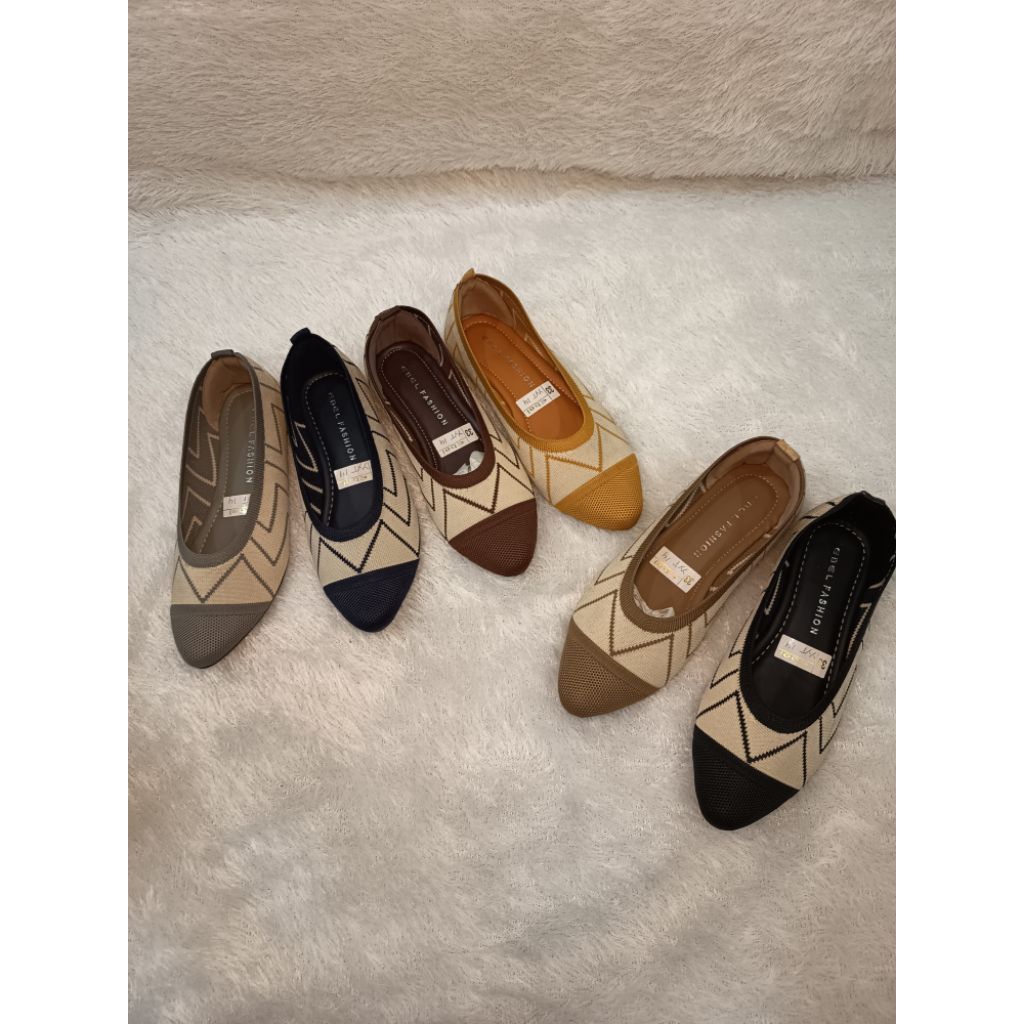 รองเท้าส้นแบนถักเด็ก "EBEL YYT14"