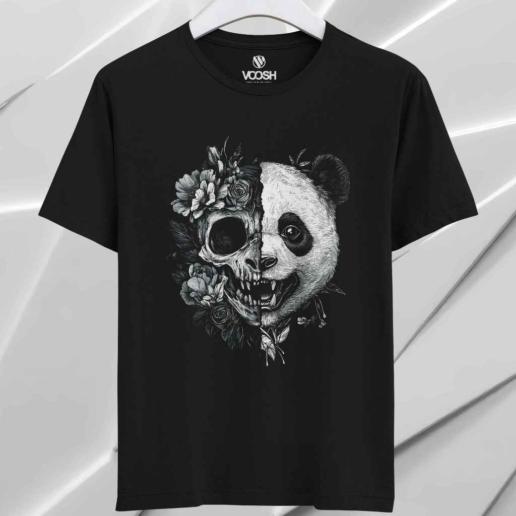 VOOSHI OFFICIAL - เสื้อยืด 3D PANDA Premium Distro ดั้งเดิม - PND15