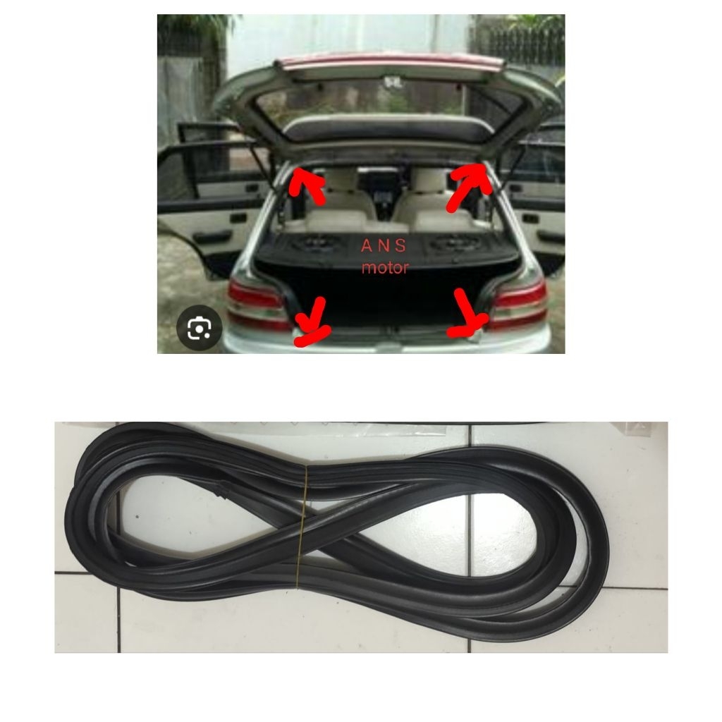 ยางหลัง Toyota starlet CAPSULE