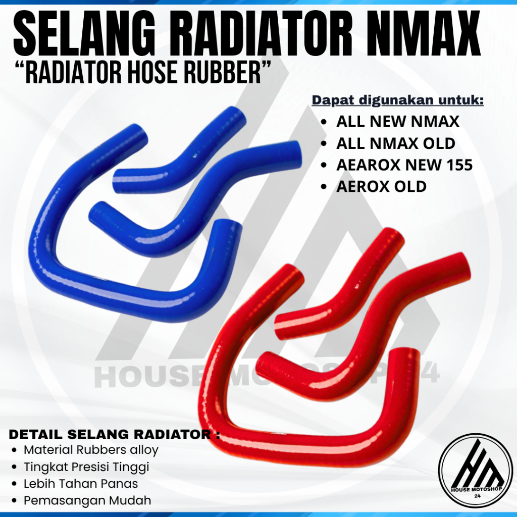 NMAX AEROX 155 RADIATOR HOSE NMAX ใหม่ LEXY RADIATOR HOSE NMAX RADITOR COVER RADIATOR น้ํา EXTRA พัด