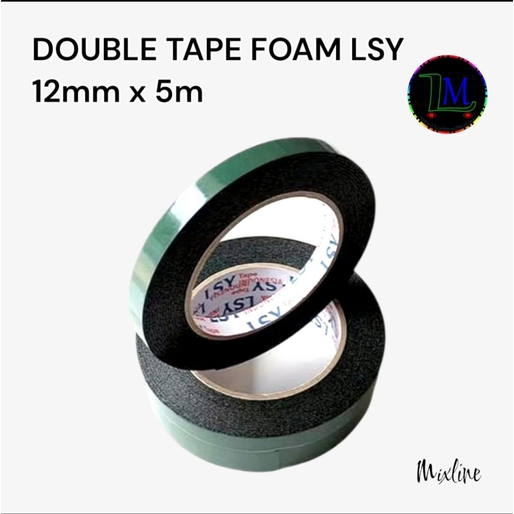 โฟมเทปคู่ LSY 12mm x 5m