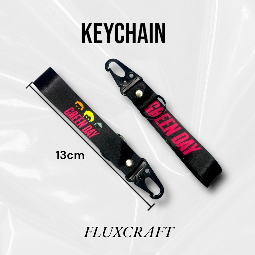 GUNDAN GREENDAY KEYCHAIN SNAPHOOK KEYCHAIN